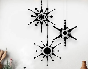 Christmas Metal Wall Hanging | Festive Holiday Wall Décor | Indoor & Outdoor Christmas Decoration for Home And Office