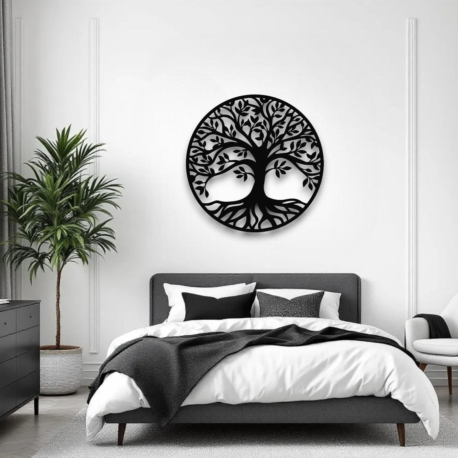 Tree of Life Metal Wall Art | Elegant Family Tree Wall Decor | Nature ...