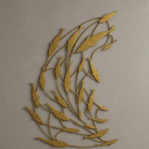 Swimming Fish Metal Wall Art – Coastal Ocean Wall Sculpture – Beach ...