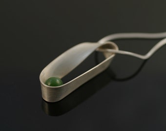 Mobius Strip Necklace - Jade