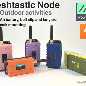 Assembled Outdoor Meshtastic Node - The smallest Heltec v3 case with a 2000mAh battery