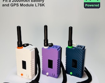 Meshtastic Node – Heltec LoRa v4, 2000mAh Battery, 3D Printed Case
