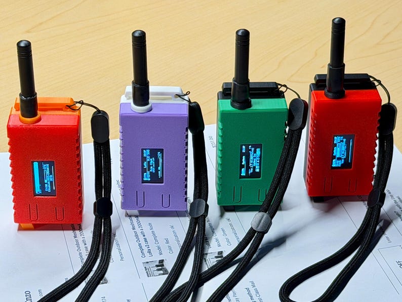 Complete Outdoor Meshtastic Node - The smallest Heltec LoRa v3 case with a 2000mAh battery image 6