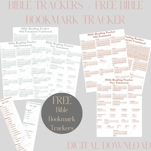 Bibel Tracker, Lesezeichen Bibel Tracker, druckbare Bibel Tracker, Bibelleselogbuch, Bibellese nach Kapitel, Bücher der Bibel