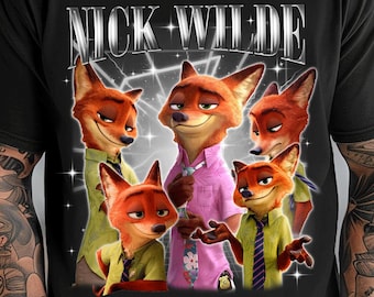 Disneyland Zootopia Nick Wilde Shirt, Judy Hopps and Nick Wilde T-shirt, Zootopia 2 2025, Disneyland Family Trip 2025