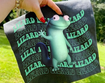 Elio Lizard Meme Shirt,        Pixar Inspired Tee, Lizard Lizard Lizard Graphic, Green Screen Lizard, Post Credits Hoppers Teaser, Park Top