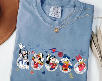Comfort Colors        Cruise Squad Shirt, Mickey and Friends Cruise Tee,   Cruise Trip Shirt,   Summer Shirt,   Vacation Tee