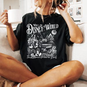 Retro Disney World Shirt, WDW The Happiest Place On Earth Shirt, Magical Castle Shirt, Mickey Minnie Shirt, Disney Vacation Tee