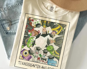 Camiseta de Toy Story para el jardín de infancia y más allá, camiseta de graduación de preescolar, camiseta de graduación de preescolar, regalo de celebración escolar de la clase de 2026, regalo de graduación