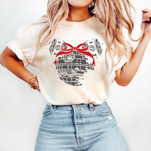 Minnie Death Star, Star Wars Shirt, Disney World Shirt, Star Wars Vintage Tee, Star Wars Gift, Star Wars Crewneck Shirt, Disney Women Shirt