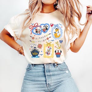 Coquette bows Disney Cruise Line shirt, Mickey & friends Girly Aesthetics Cruise shirt, Girls trip shirt, Mickey Minnie locket Cruise shirt