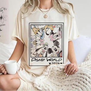 Retro Disneyworld 2026 Shirt, Retro Walt Disney Shirt, Disneyworld Matching Shirt, Disney Vacation Matching Shirt, Mickey And Friends Shirt image 1