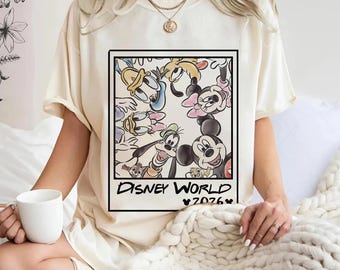 Retro       world 2026 Shirt, Retro Walt   Shirt,  world Matching Shirt,   Vacation Matching Shirt, Mickey And Friends Shirt
