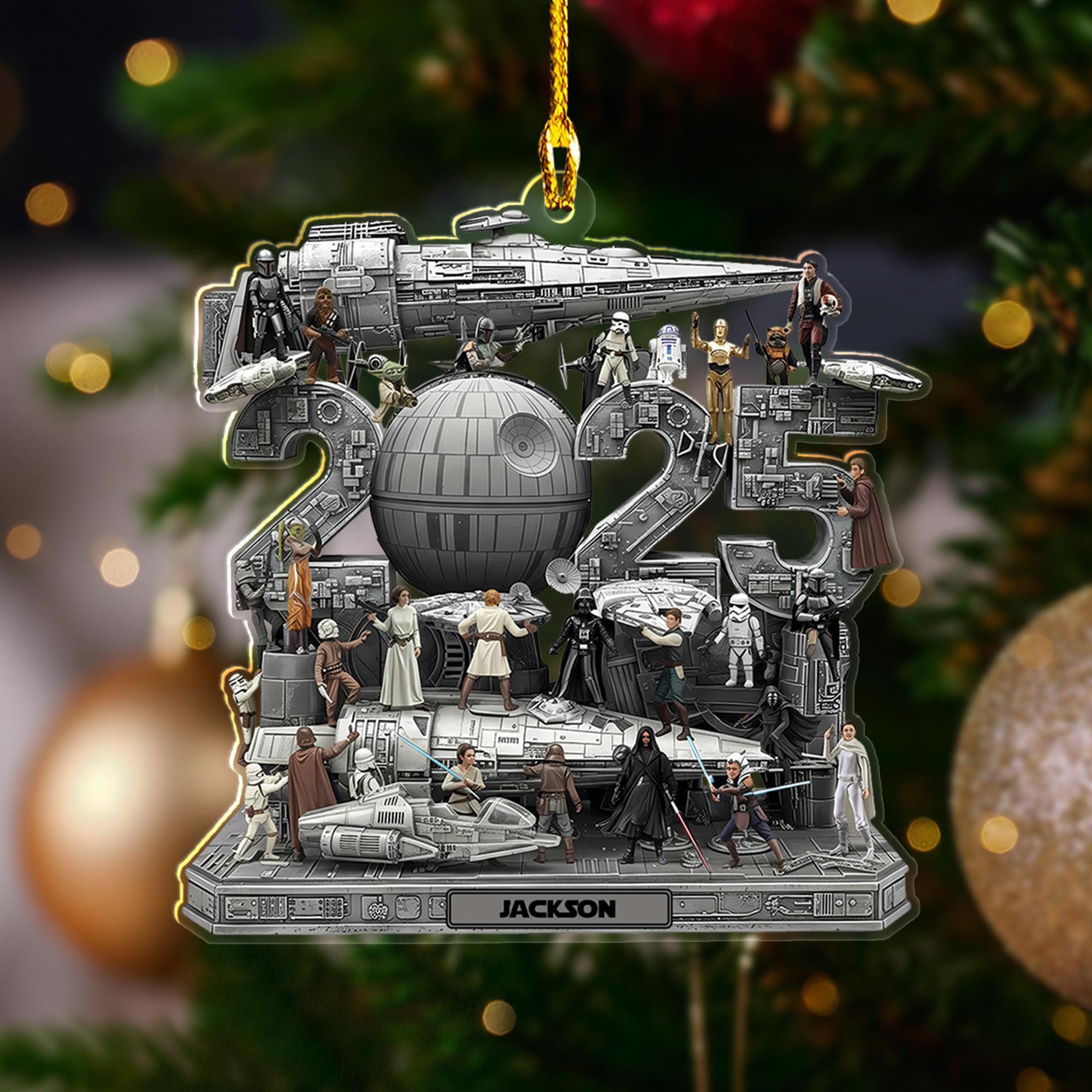 Star War Christmas Tree Ornament - Etsy