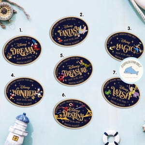Custom Family & Cruise Ship Name Disney Cruise Line Magnet, Ship Name Door Magnet, Family sign Disney Wish magnet Disney Cruise Magnet