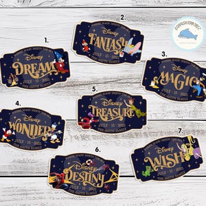 Customize Name Disney Family & Cruise Ship Stateroom Door, Cruise Line Ship Name Door Magnet, Family Cruise Trip, Wish Magic Dream Fantasy
