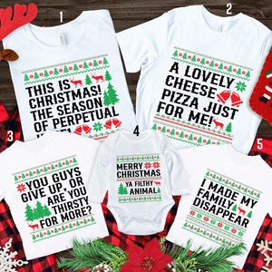 Home Alone Family Matching Christmas Shirts, 82 Quotes , Christmas Home Alone Movie Sweatshirt, Christmas Group Tee, Family Christmas