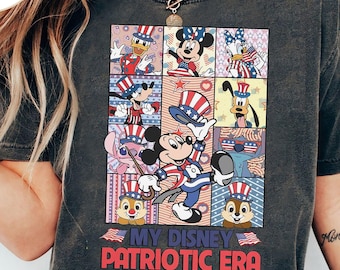 My Disney Patriotic Mickey and Friends shirt, Happy Independence Day 2025 Matching shirt, 4th of July USA Flag Shirt, Disneyland Family Trip