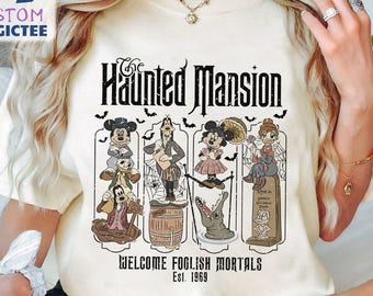 Mickey And Friends Halloween Shirt, Disney Halloween Haunted Mansion Tshirt, Mickey's Not So Scary Halloween Party, Disneyland Halloween Tee