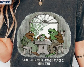 Vintage Classic Book Cover Shirt, Retro The Lovers Frog And Toad T-shirt, Frog And Toad Shirt, Frog And Toad Shirt, Frog And Toad Classic