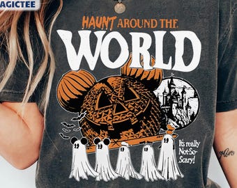 Camiseta de Halloween de Disneyland, camiseta vintage de Mickey y sus amigos de Halloween de Disneyland, camiseta a juego de Halloween de Disney, camiseta de calabaza de Halloween