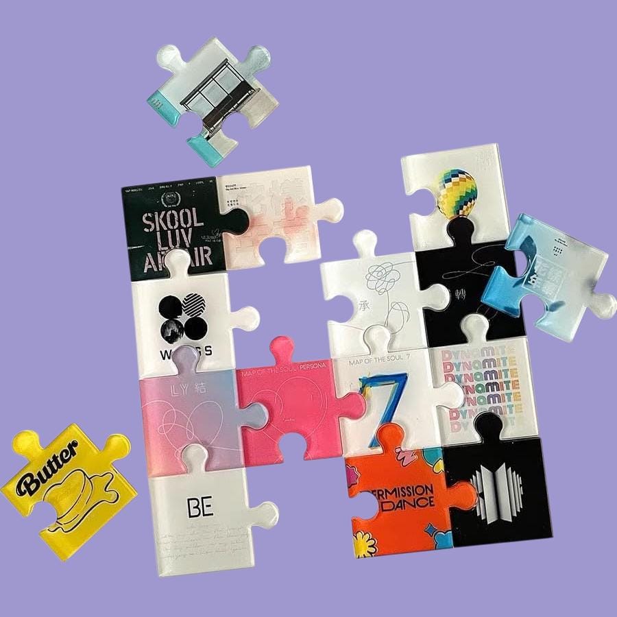 Bts Acrylic Puzzle - Etsy