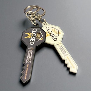 Personalized realtor closing gift, Real estate keychain designs, Realtor closing gift thank you tag