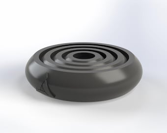 Juguete sensorial de laberinto en espiral - Archivo STL imprimible en 3D para aliviar el estrés