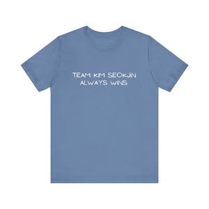 Team Kim Seokjin T-Shirt | BTS Jin T-shirt | Run Seokjin Ep Tour Tee, Unisex Jersey Shirt, BTS Fan Gift