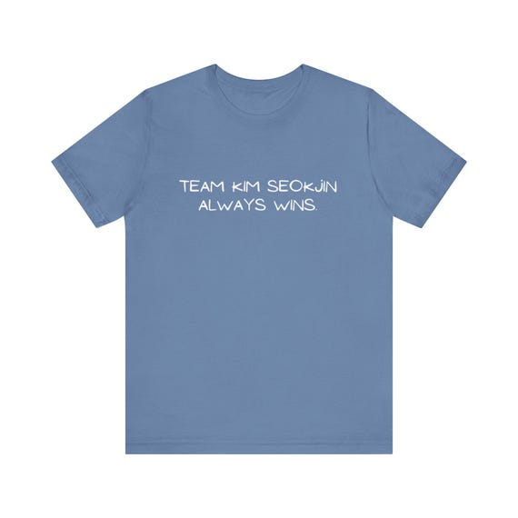 Team Kim Seokjin T-shirt | BTS Arirang Tour Shirt | Run BTS Merch