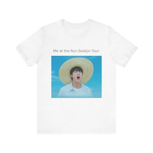 Run Seokjin Tour Meme Shirt | Jin Super Tuna Shirt | Unisex Tee, Super Tuna Funny Graphic Tee BTS Army Shirt