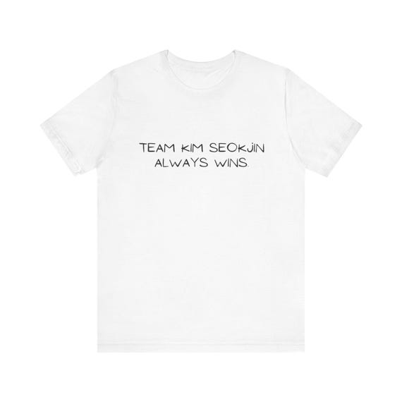BTS ジンteam bts tシャツ XLサイズ Team Kim Seokjin T-shirt | BTS Arirang Tour Shirt | Run BTS Merch
