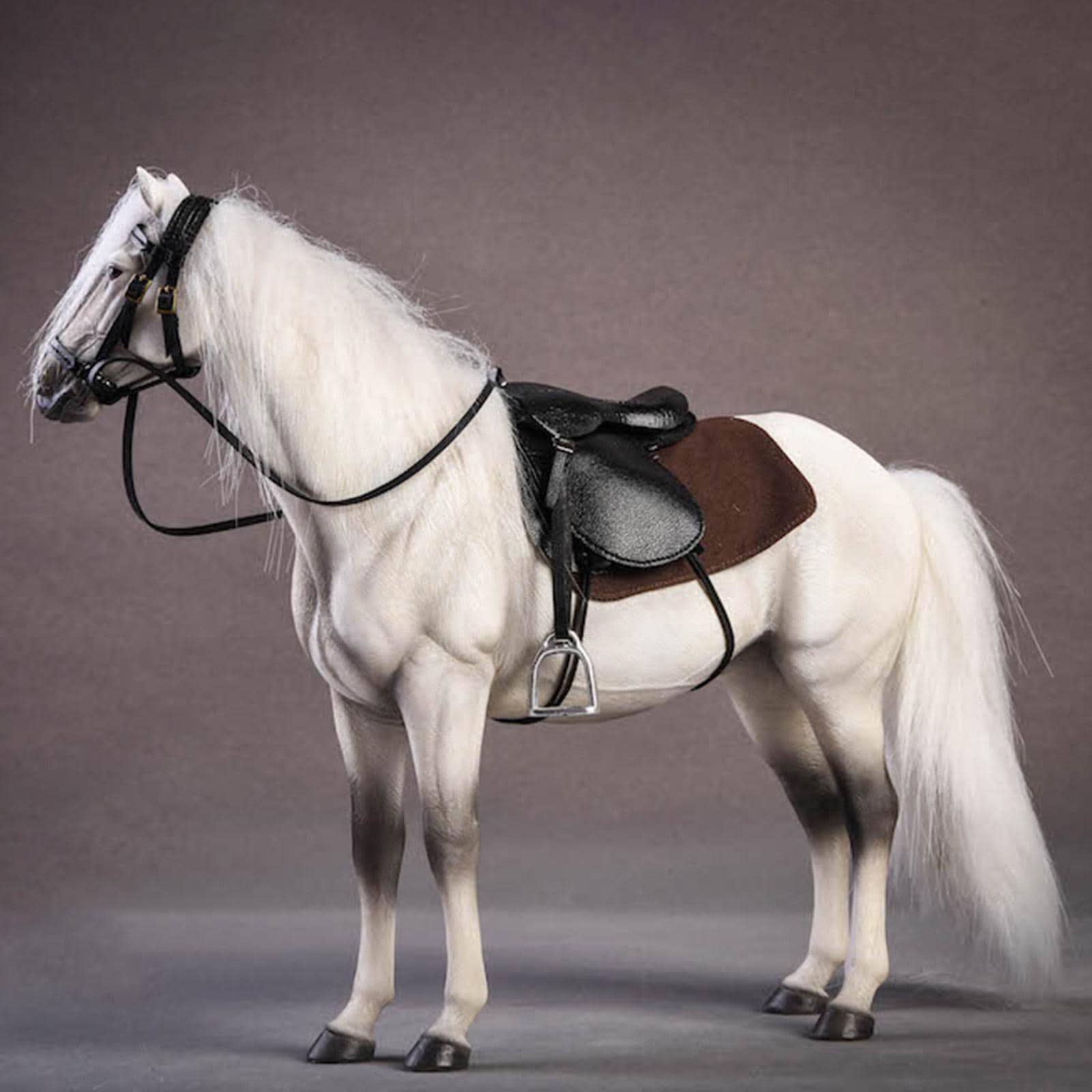 1/6 Scale Xue Horse Resin Statue Realistic Black Horse Model
