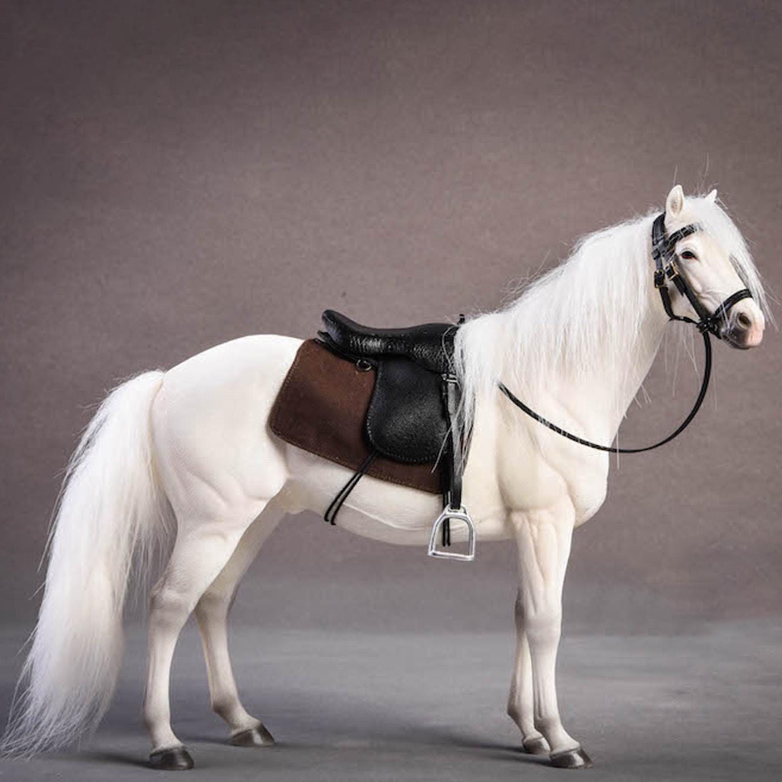 1/6 Scale Xue Horse Resin Statue Realistic Black Horse Model main image 1