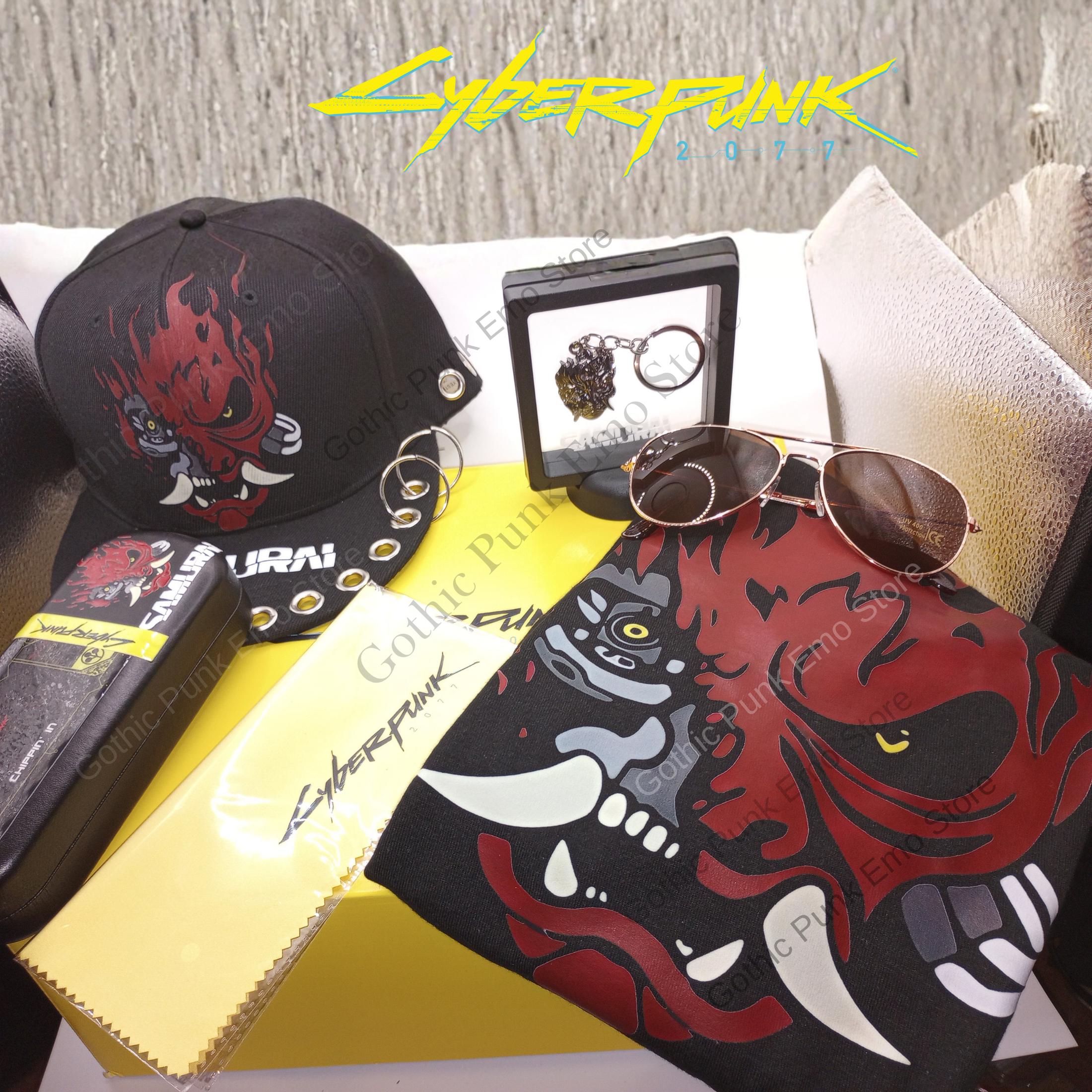 Johnny Silverhand Sunglasses With Case: Cyberpunk 2077 Cosplay
