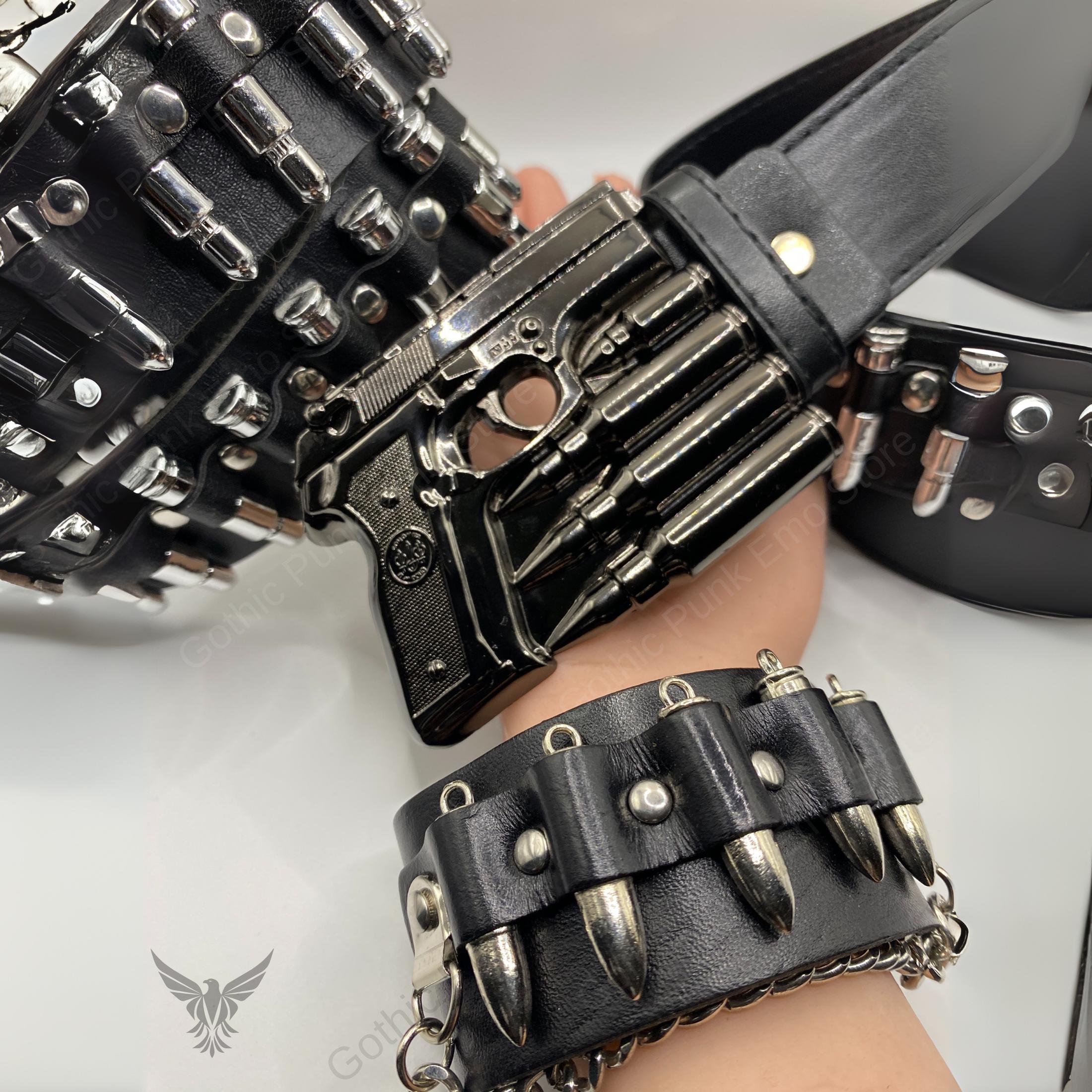 Handcuffs How To Make Leather Cuff Bracelets From Old Belts Mens