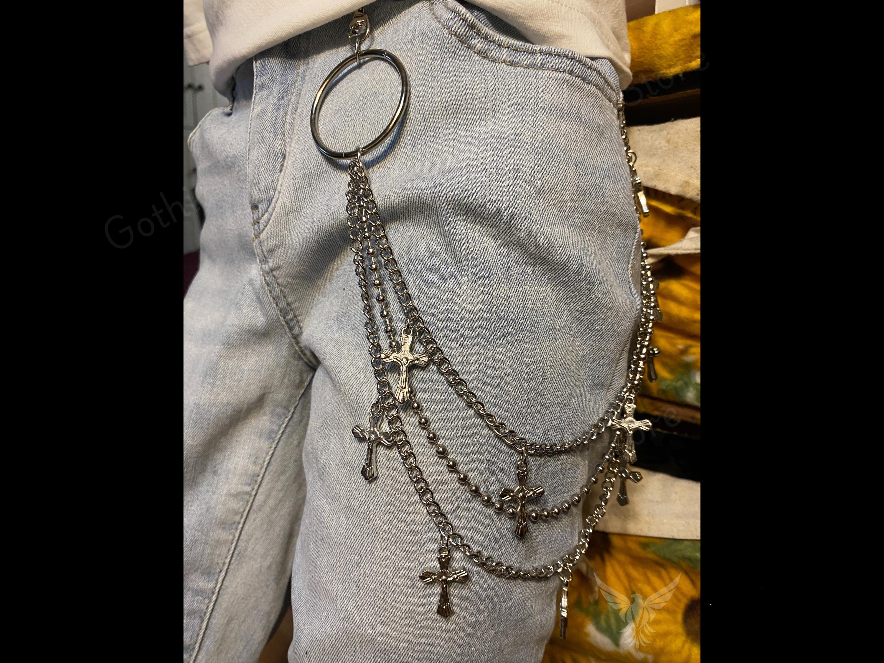 Cross Chain Belt - Etsy Cross Chain Belt - Etsy