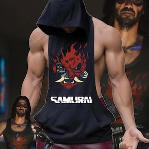 Samurai Cyberpunk Tank Top - Etsy