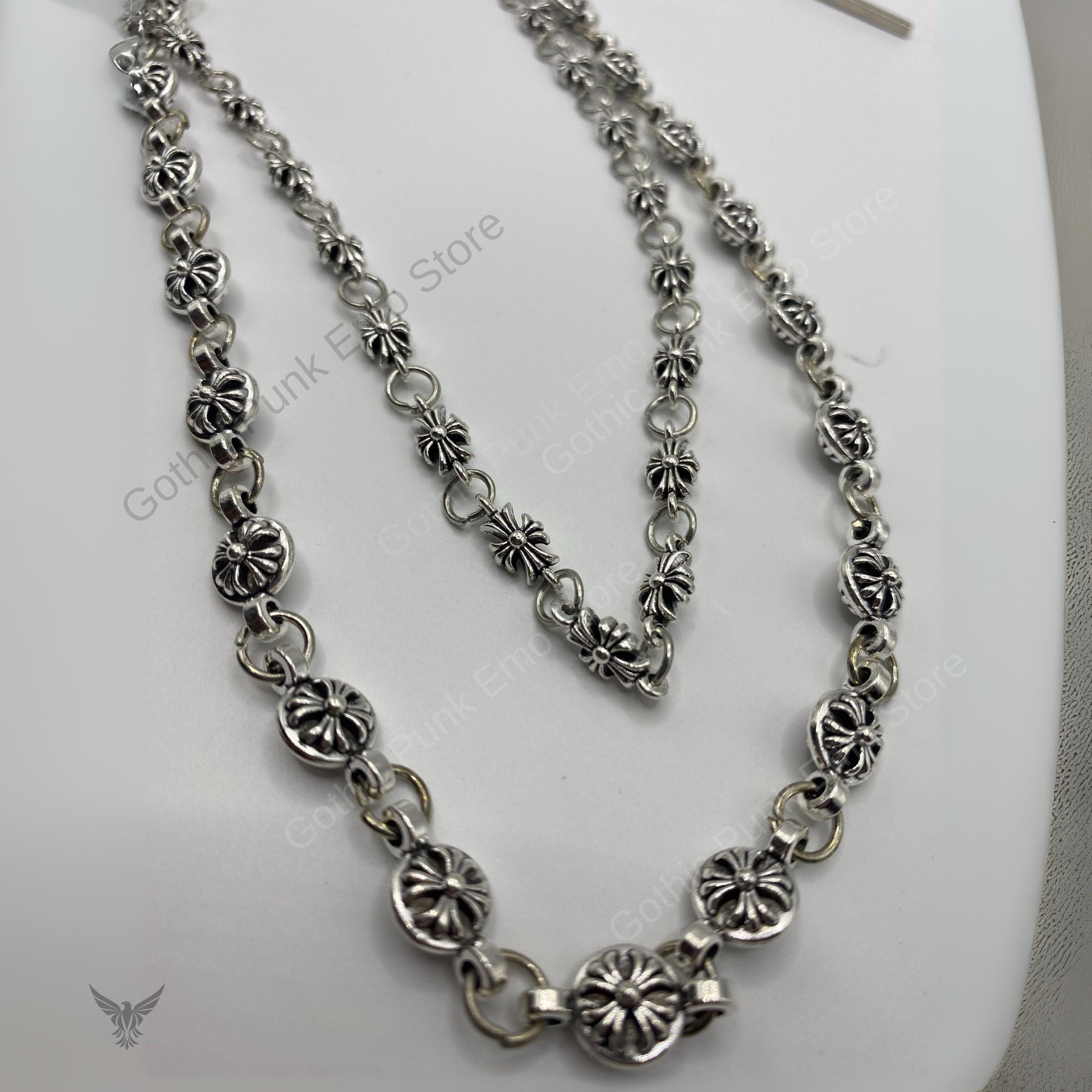 Cross Pants Chain: Y2K Punk Biker Wallet Chain - Silver Alloy - Etsy