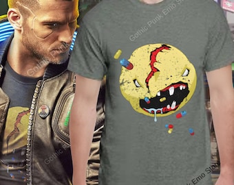 Cyberpunk 2077 Tee  Edgerunner Dystopian Streetwear Grunge Graphic T-Shirt | Gamer Gift | Retro Futuristic Clothing