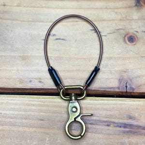 Bare Cable Clasp Timber Loop