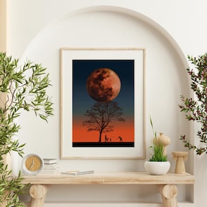 Sunset Wall Art | Printable Sunset Art | Digital Sunset Print | Instant Download | Nature Decor | Nature-Inspired Home Art