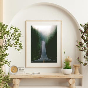 Road Digital Art | Printable Road Landscape | Digital Nature Print | Instant Download | Nature Decor | Nature-Inspired Home Art