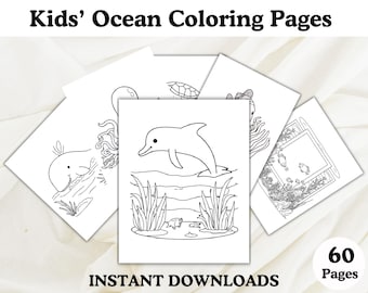 Kids’ Ocean Coloring Pages, Ocean Coloring Sheets Ocean Animal Coloring Pages, Kids Ocean Coloring Sheets, Under the Sea Colouring Book