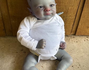 PRE-OWNED Alternative Avatar Alien Fantasy Reborn Doll Na’vi (Flynn Elf Sculpt)