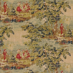 Bosporus Antique Red Covington Fabric