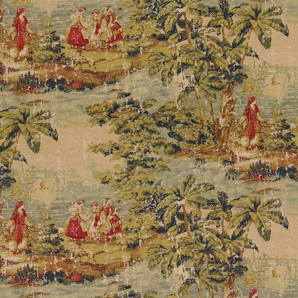 Bosporus Antique Red Covington Fabric