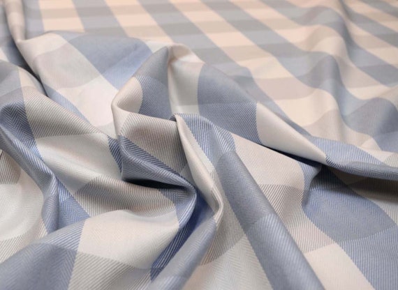 Plaid Check Myrtle Beach Zinc Pkaufmann Fabric