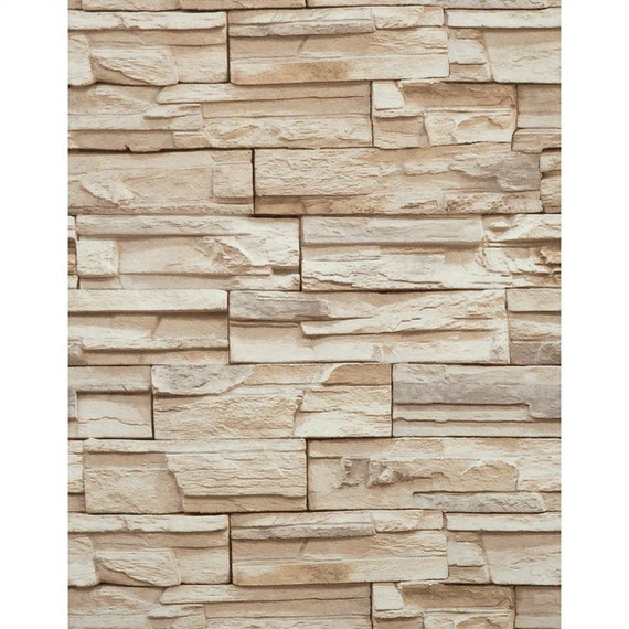 RN1040 Wallpaper Travertine Faux Stone