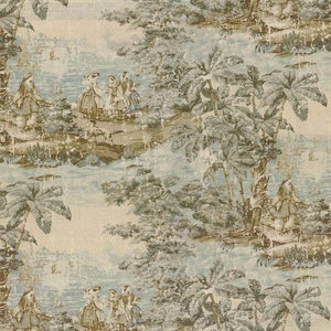 Bosporus Flax Covington Fabric